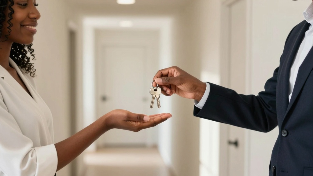 Tenant returning keys after move out