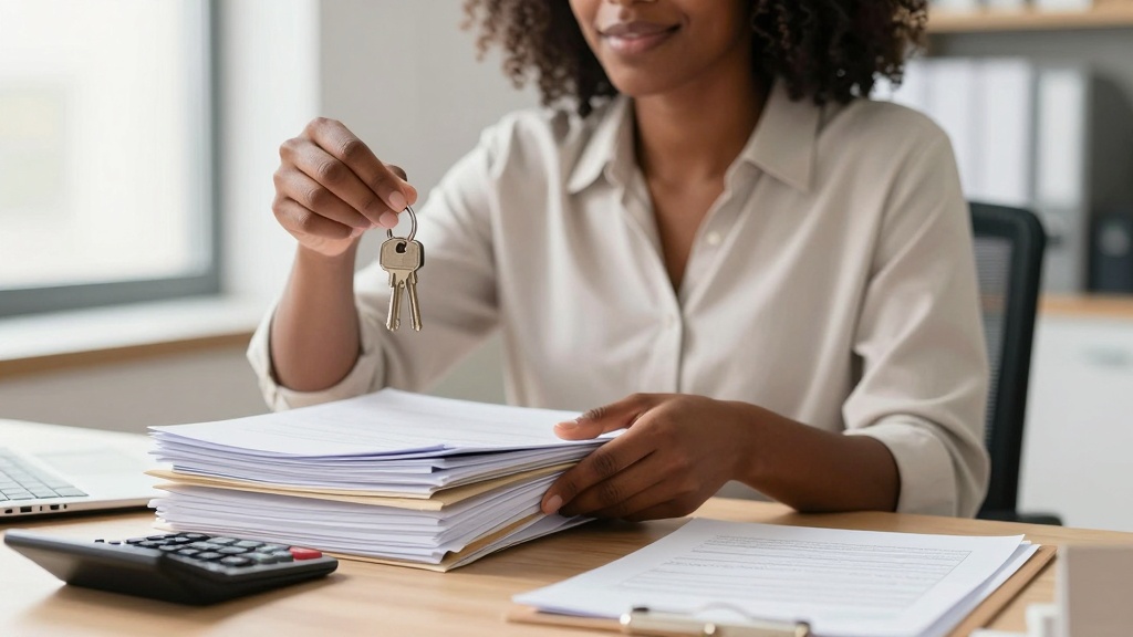 Landlord organizing move out documents