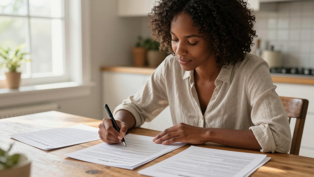 Landlord selecting correct eviction form