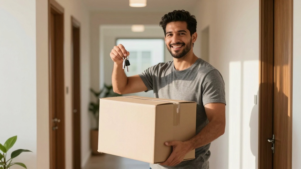 Apartment lease: tenant moving into new home