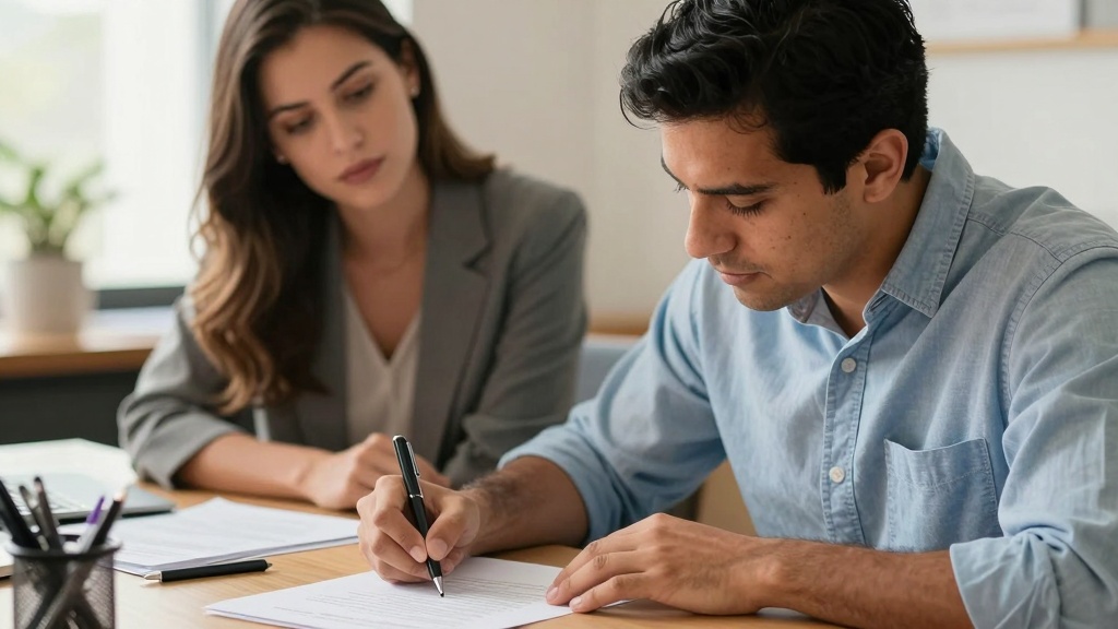 Building contract: signing agreement