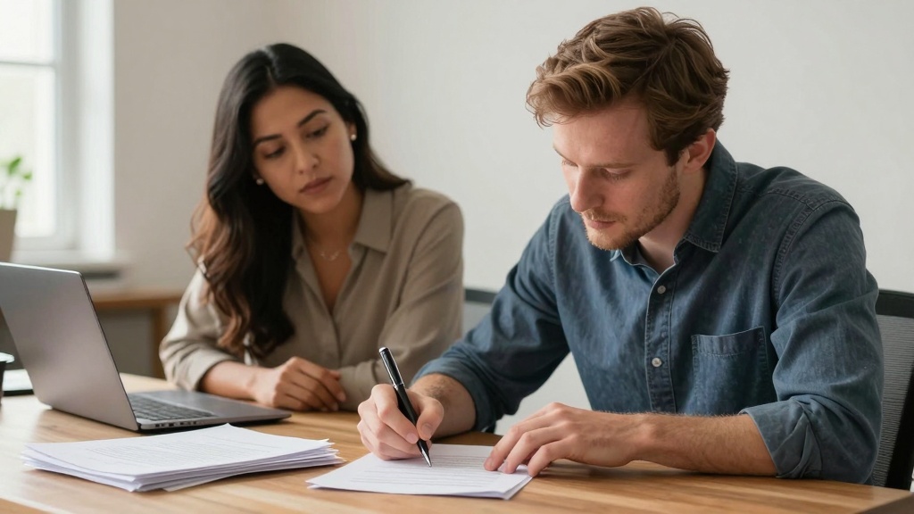 Drafting agreement: signing the final business lease document