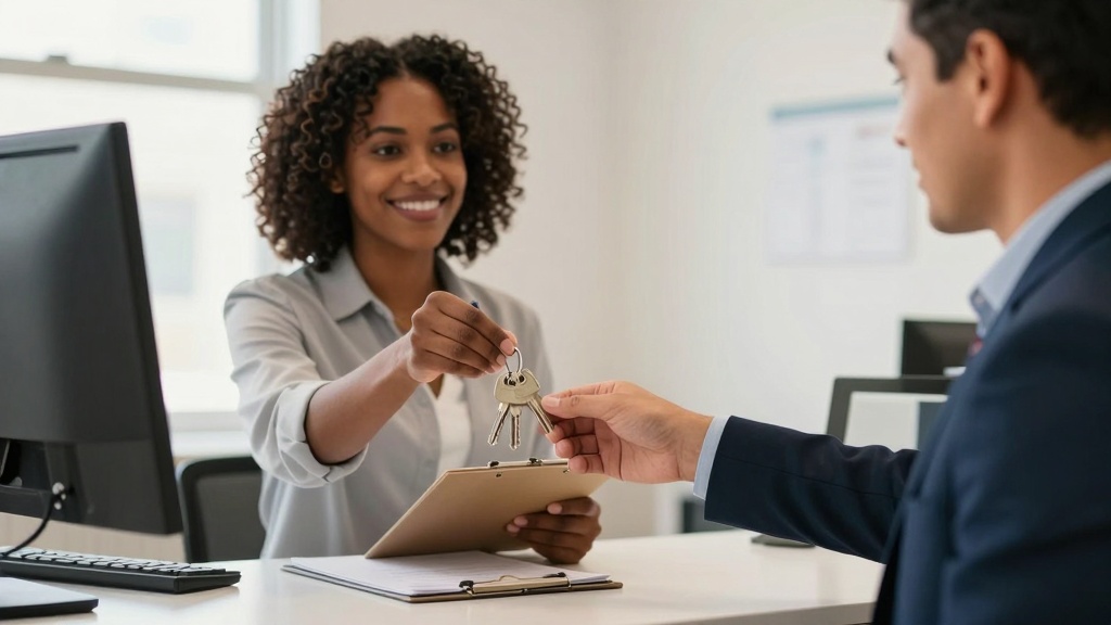 California lease agreement: key handover and move-in