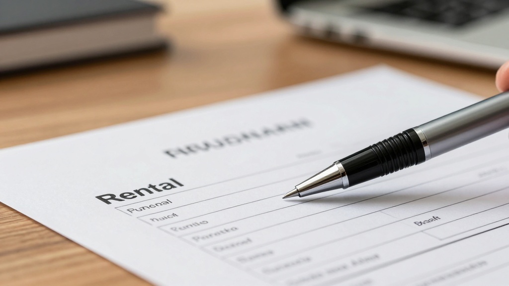 California rental application: filling out essential fields
