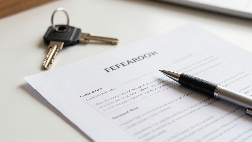 Colorado lease agreement: signed contract and keys