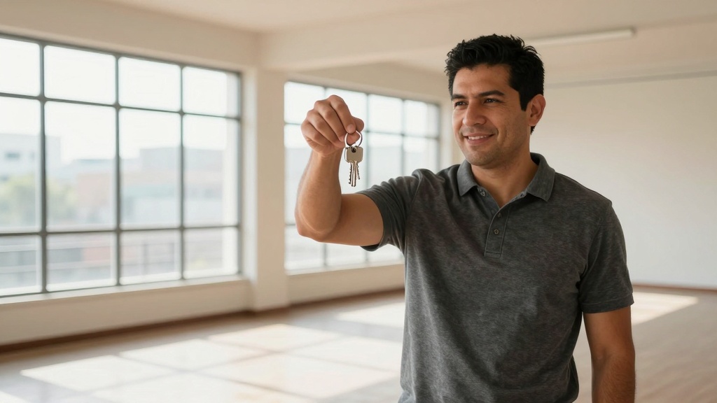 Commercial lease: receiving keys to new space