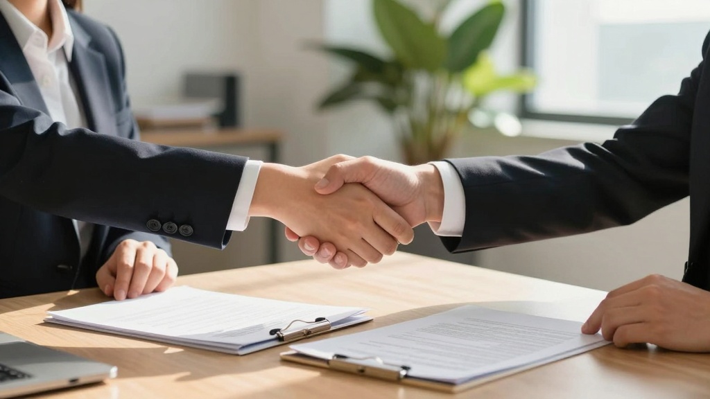 Commercial rental agreement: finalizing lease handshake