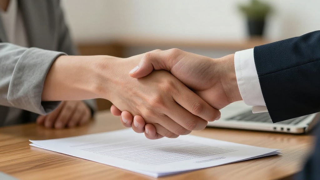 Valid contract: handshake agreement