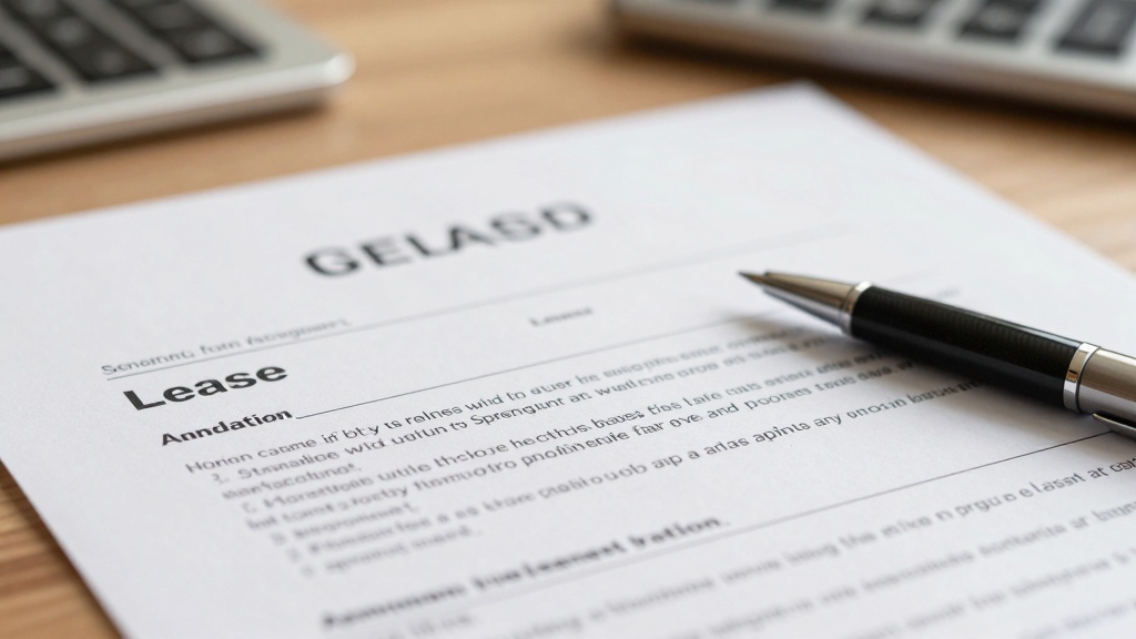 Essential Clauses: lease document details
