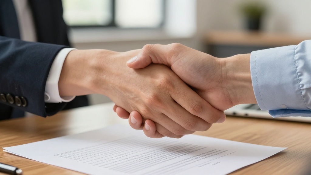 Event contract: handshake agreement