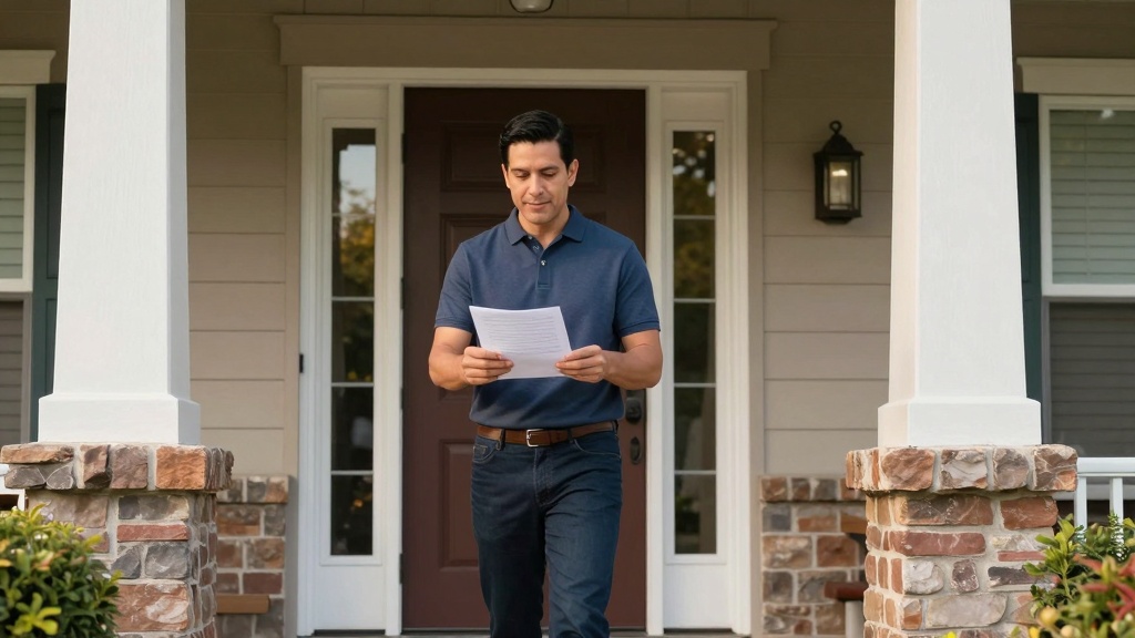 Landlord serving eviction notice personally
