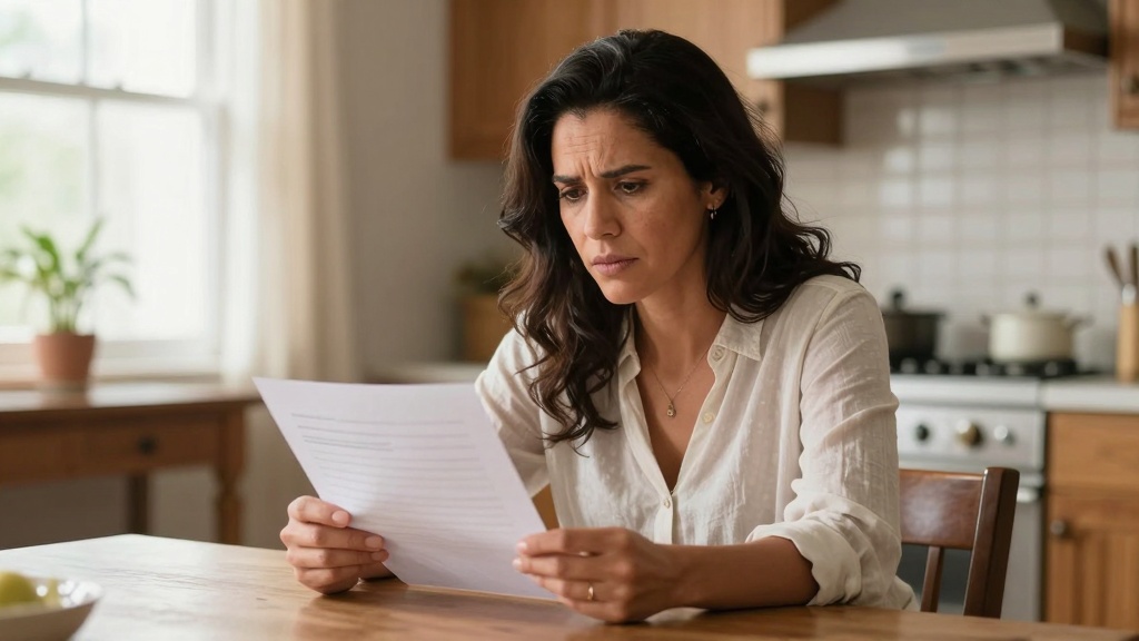 Tenant receiving eviction notice