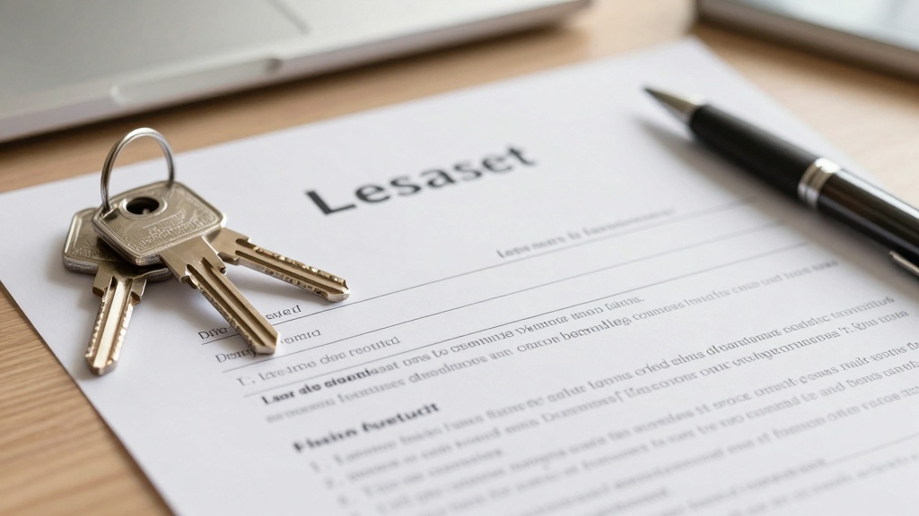 Florida lease agreement: signed contract and keys