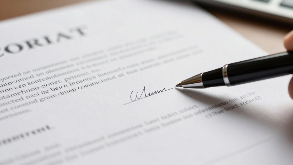Essential lease clauses: contract document detail