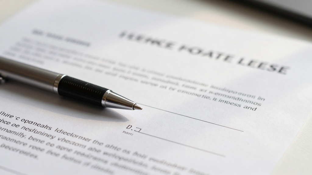 House rental agreement: essential clauses document detail
