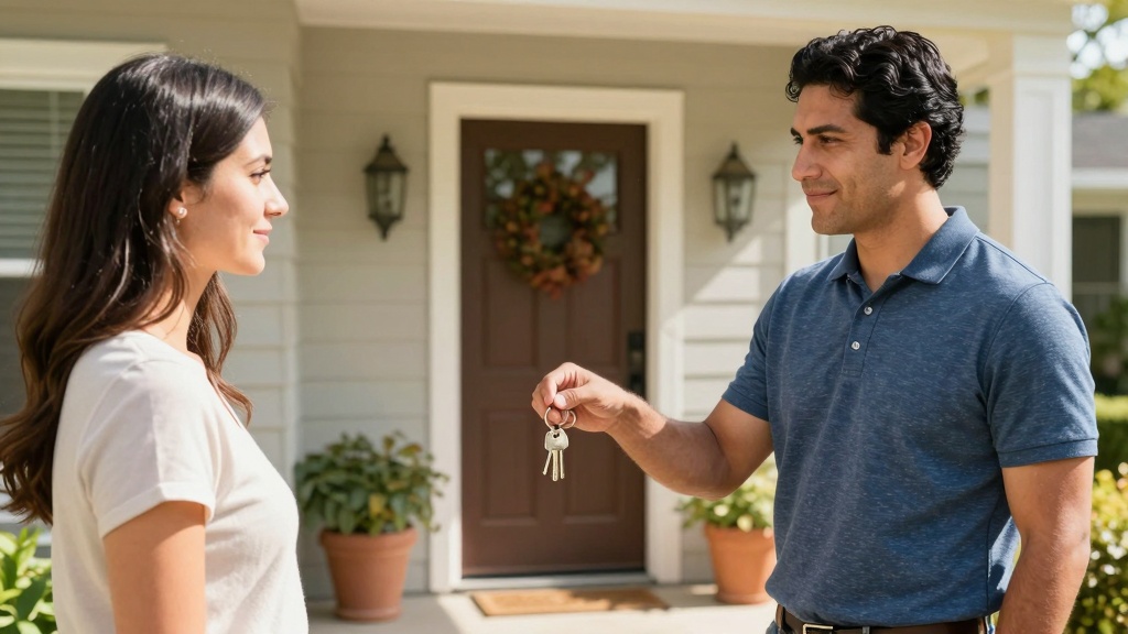 House rental agreement: key handover after signing