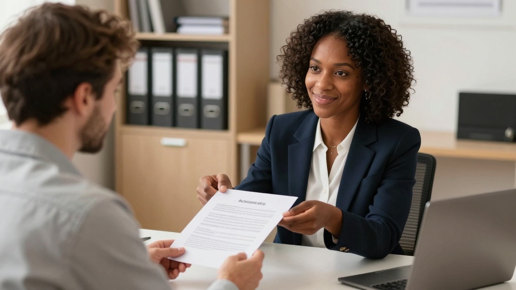 Lease Amendment: Landlord providing written document to tenant