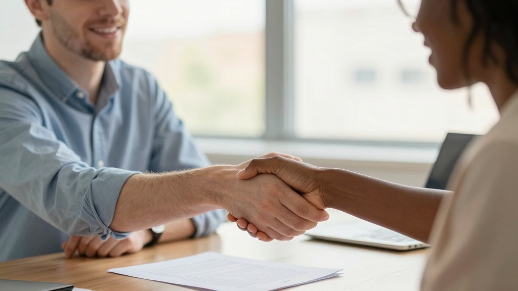 Successful lease extension agreement signing