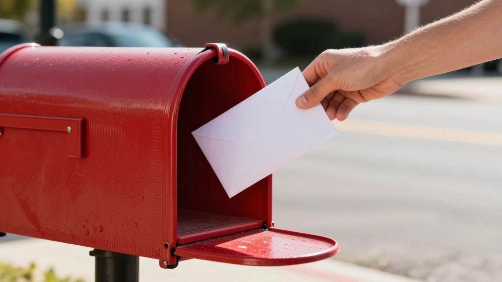 Lease termination: mailing the notice letter