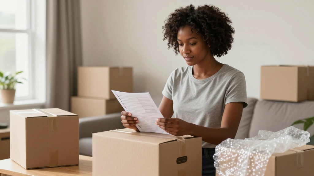 Lease termination: tenant packing and organizing move