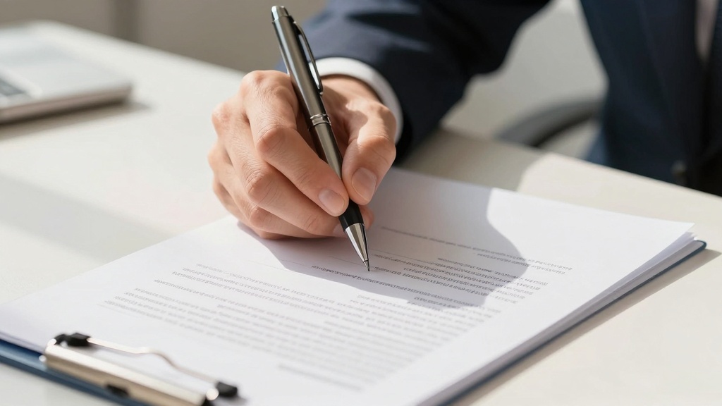 Loan agreement: signing the contract