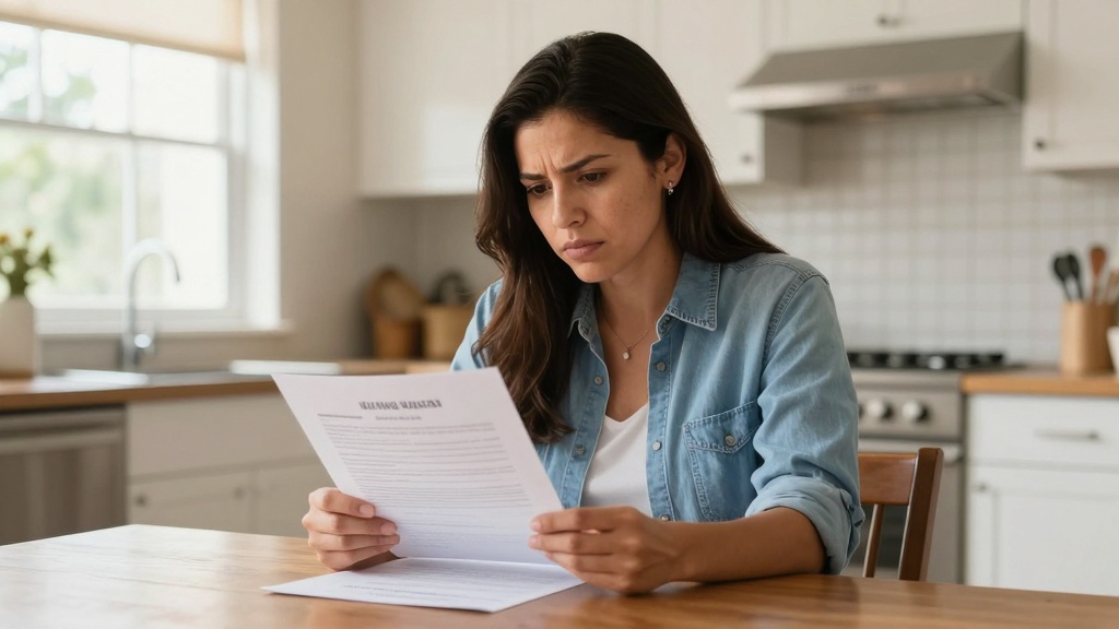 Louisiana eviction notice: landlord reviewing documents