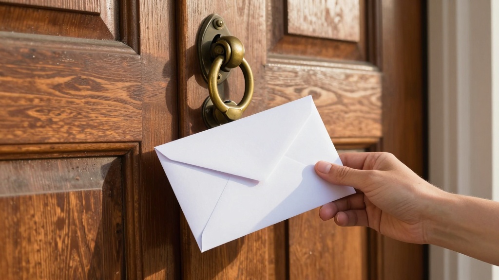 Louisiana eviction notice: serving document on door