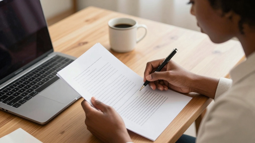 Tenant reviewing month-to-month lease terms