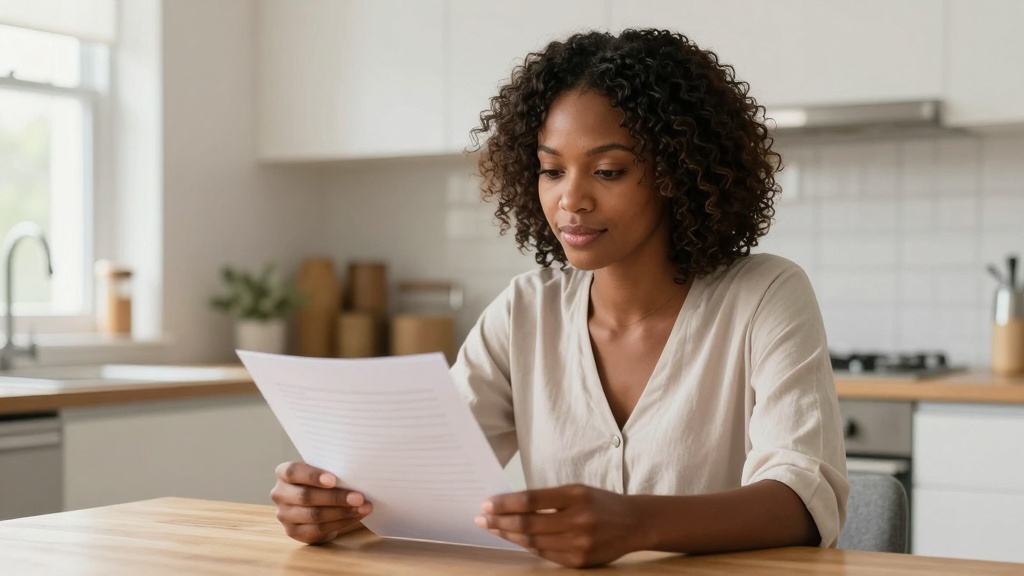 Landlord reviewing eviction notice