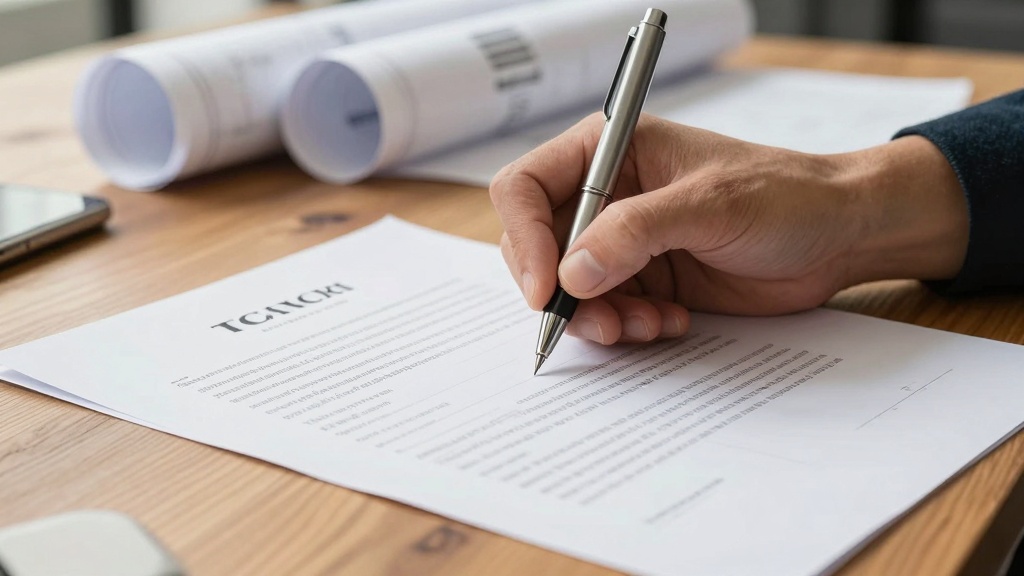 Signing valid construction contract