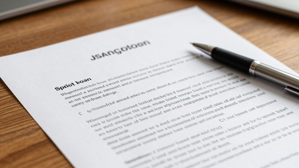 Notice to quit form on desk