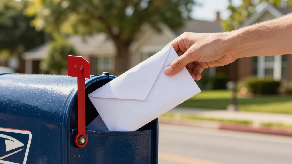 Notice to vacate: mailing the letter