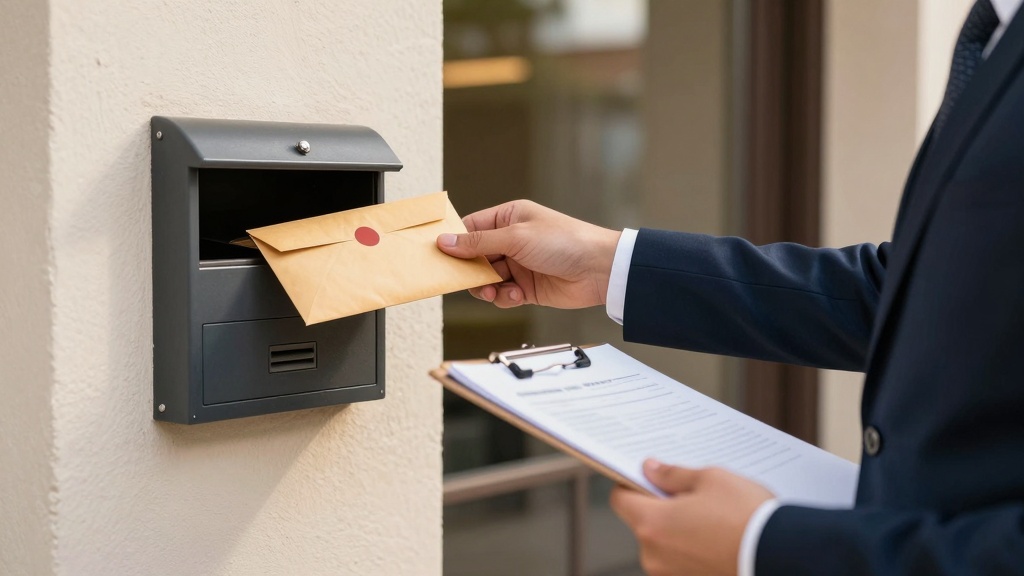 Oregon eviction notice: serving document to tenant