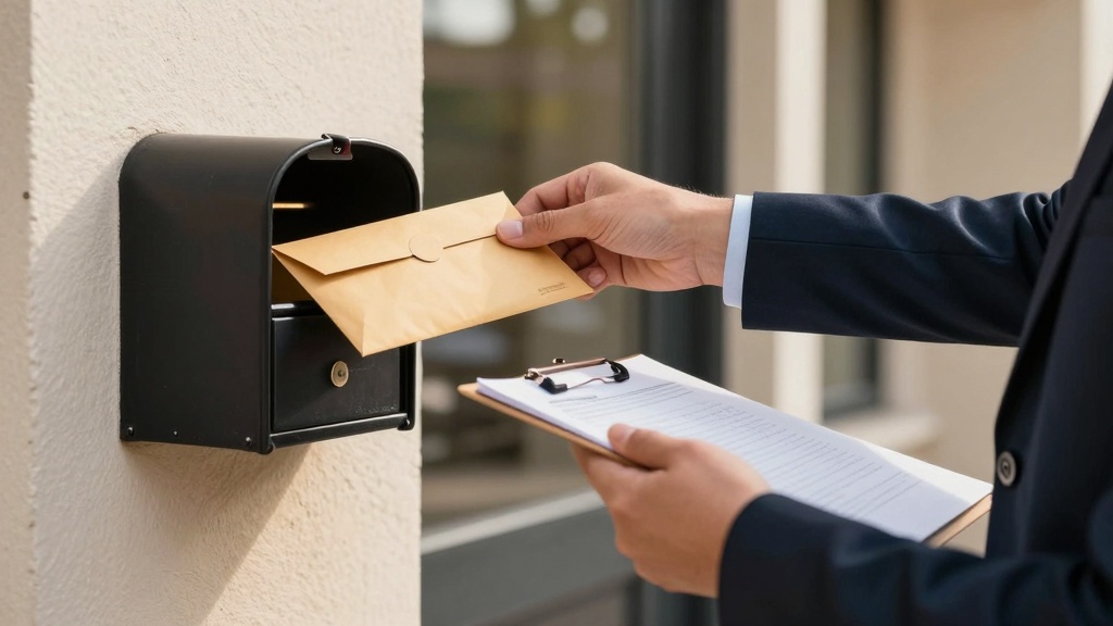 Oregon eviction notice: serving document to tenant