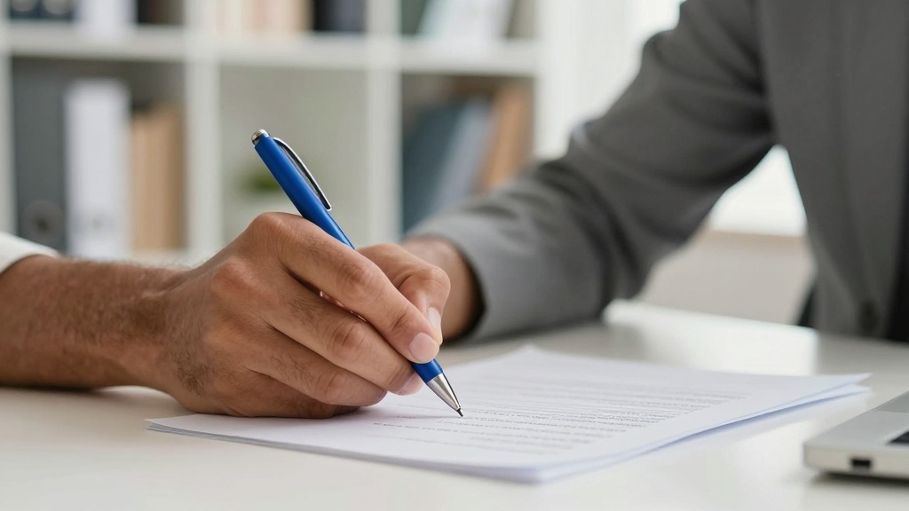 Signing a valid payment agreement contract