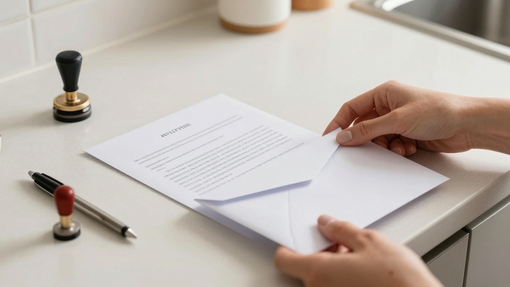 Tenant preparing 60 day notice for mailing