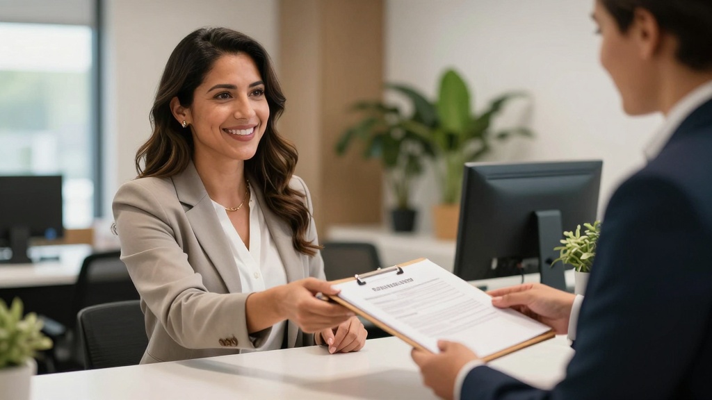 Rent application: submitting documents to landlord