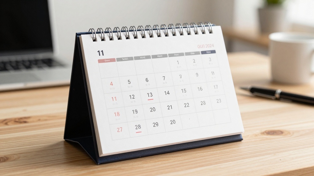 Lease types: calendar marking dates