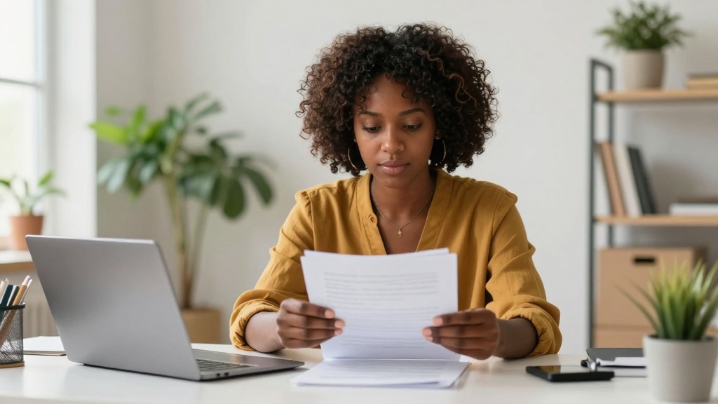 Rental verification: applicant organizing documents