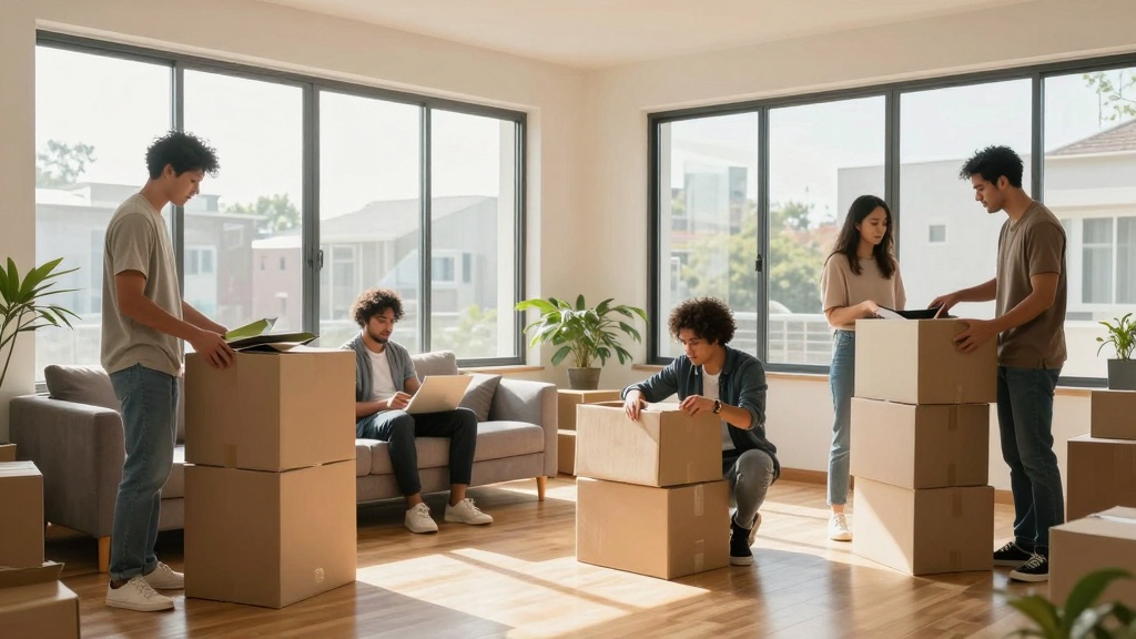 Residential lease: moving into new apartment