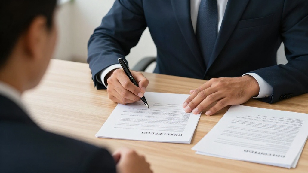 Retainer agreement: client signing contract