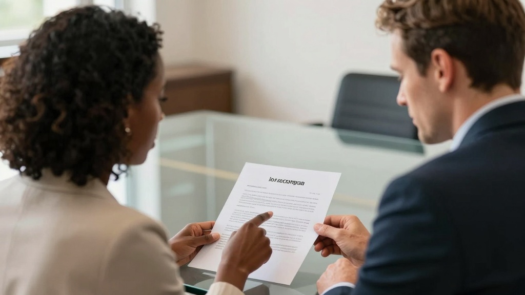 Service agreement: discussing contract clauses