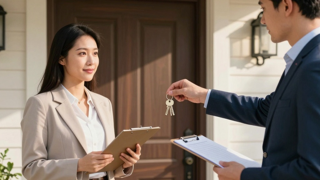 Short term rental agreement: Key exchange