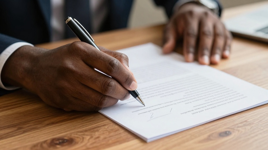 Signing construction contract: legal validity