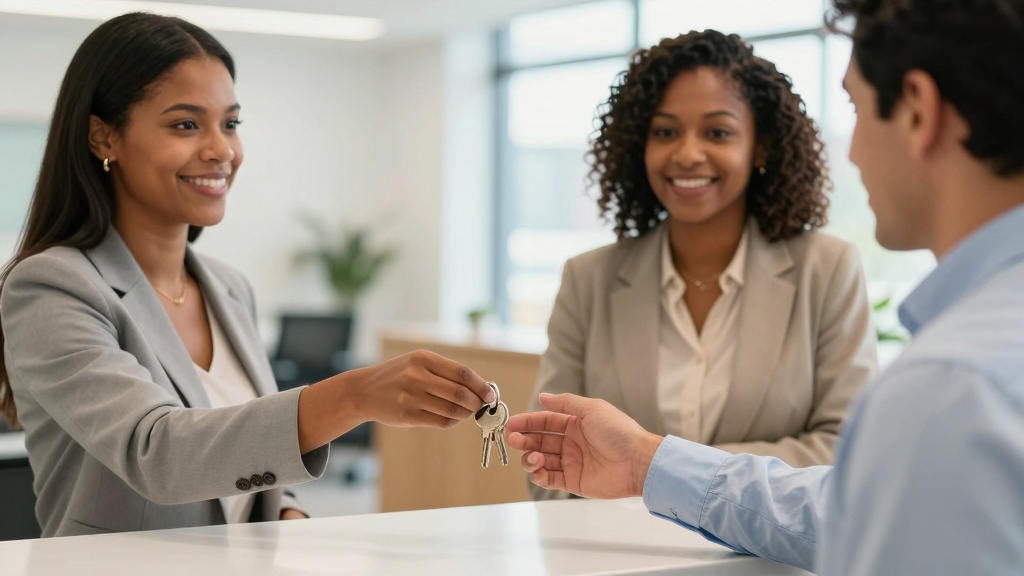 Sublet process: handing over apartment keys