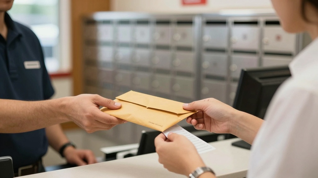 Tenant mailing notice via certified mail