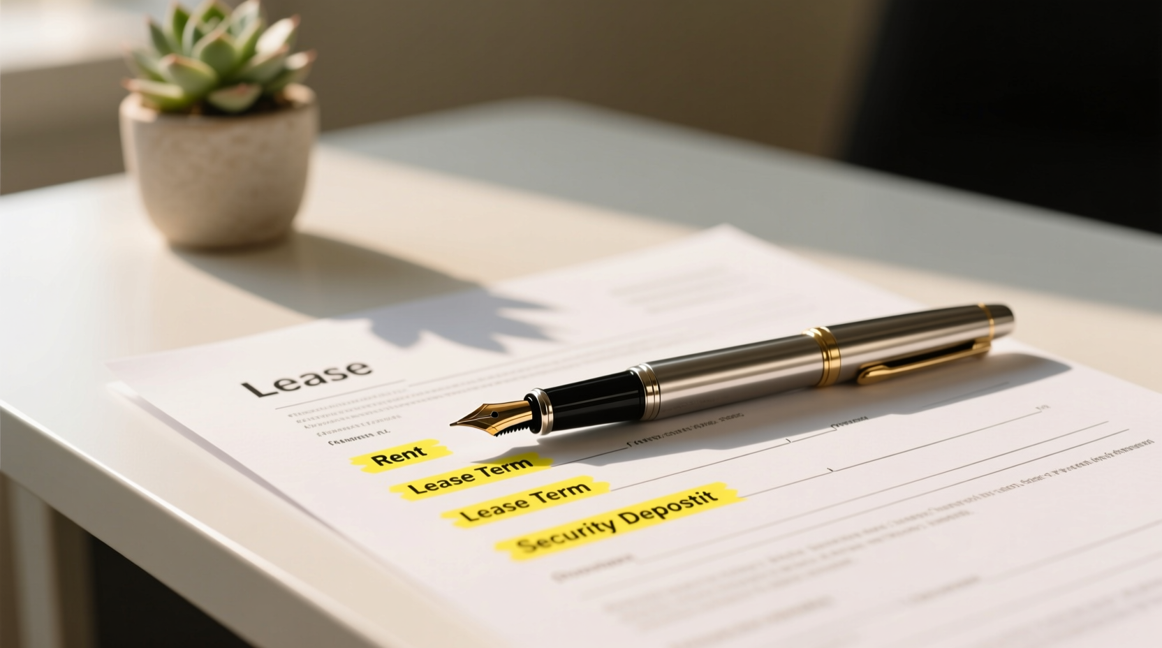 Texas lease agreement: essential clauses document