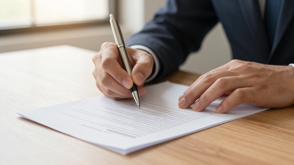 Signing a valid contract